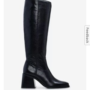 Vince Camuto - Sangeti - Extra Wide Calf - Black Leather